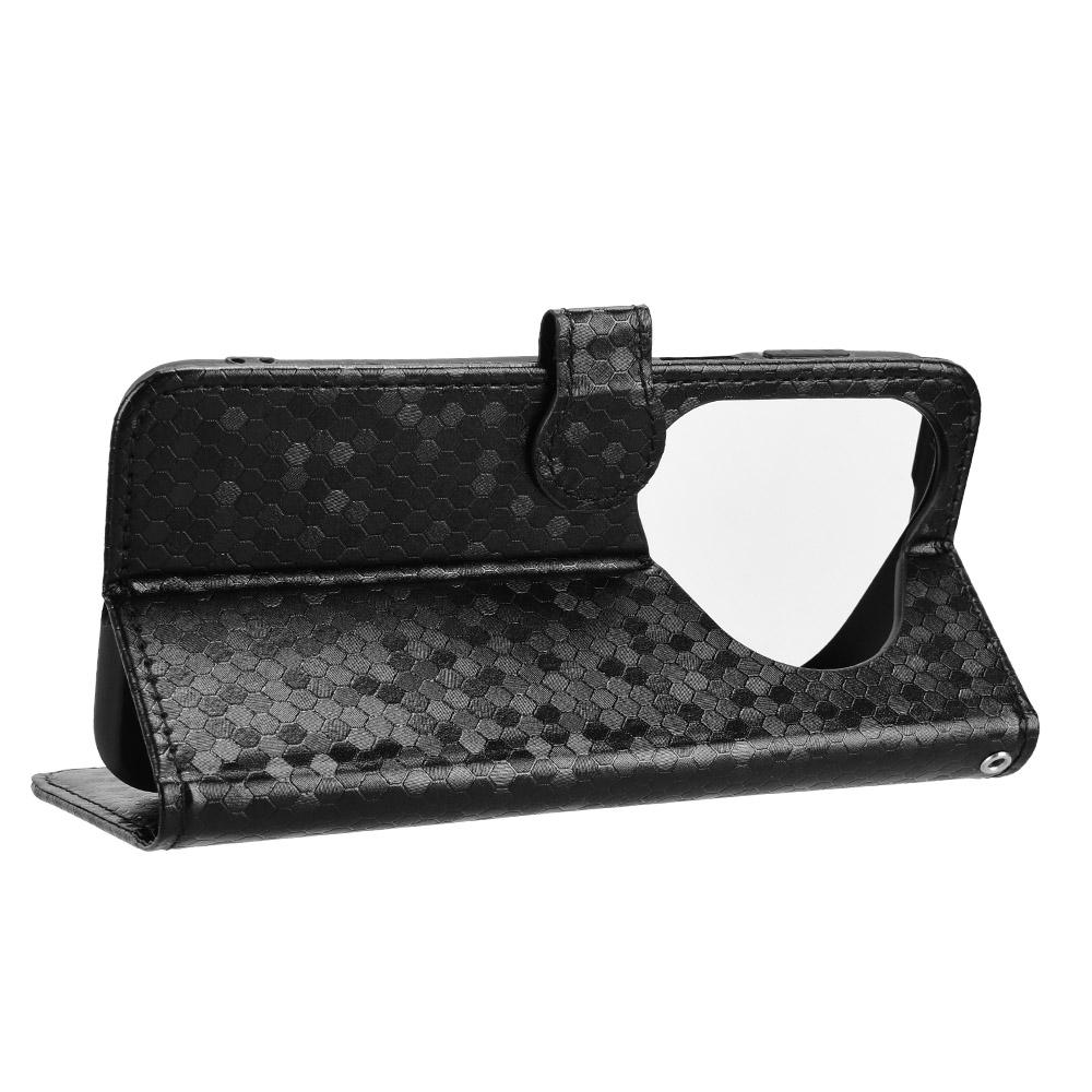 For Huawei Pura 80 Pro/80 Pro+ Wallet Case Dot Pattern Imprint PU Leather Phone Cover with Wrist Strap