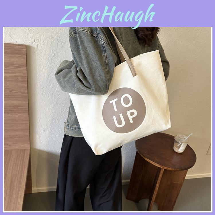 Fashion Forward Canvas Tote Bag For Students 2023 New Trendy Large Capacity