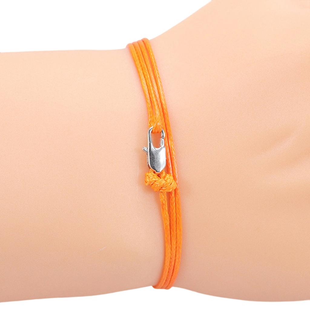 Adjustable Braided Waxed Cord Bracelet Vintage Inspired Design With Copper Clasp Jewelry For Women Men Daily Wear