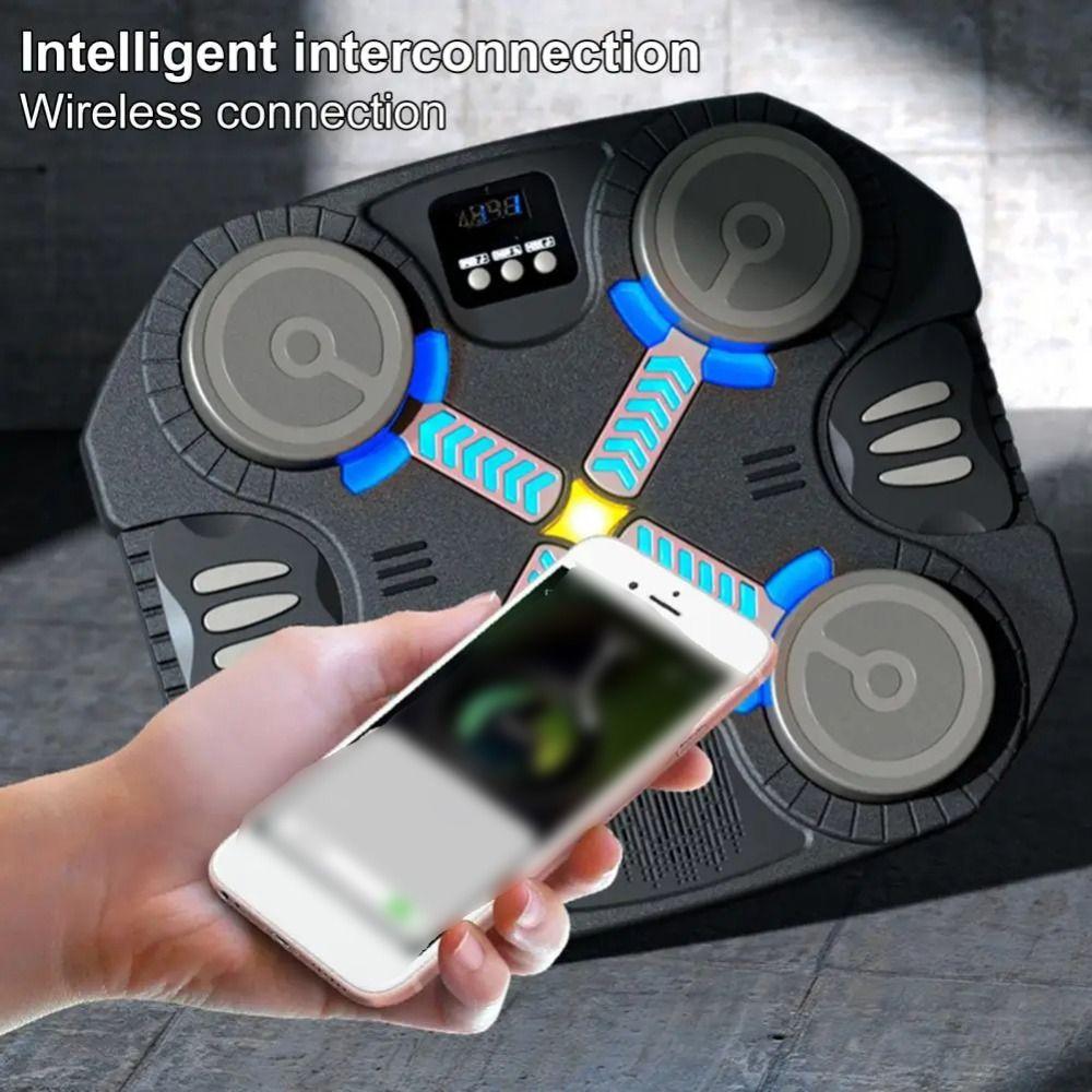Wall Mounted Boxing Electronic Target Noise Reduction Reaction Training Equipment Home Exercise
