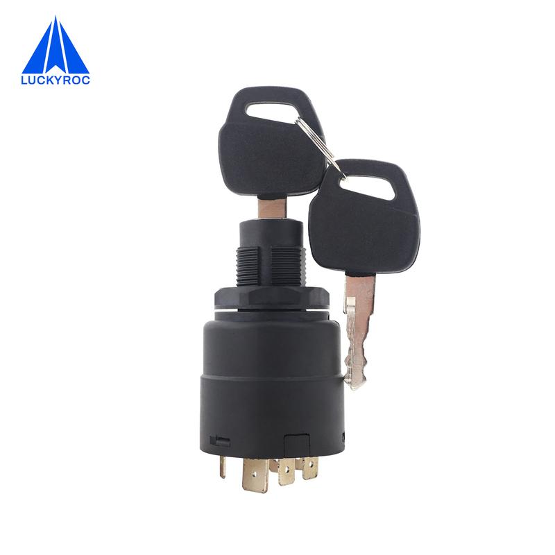LUCKYROC Forklift Parts Key Switch 7915492628 for Linde 391-02 H14 H16 H18 394-02 H40 H45 H50 396-03 H50 H60 H70 H80