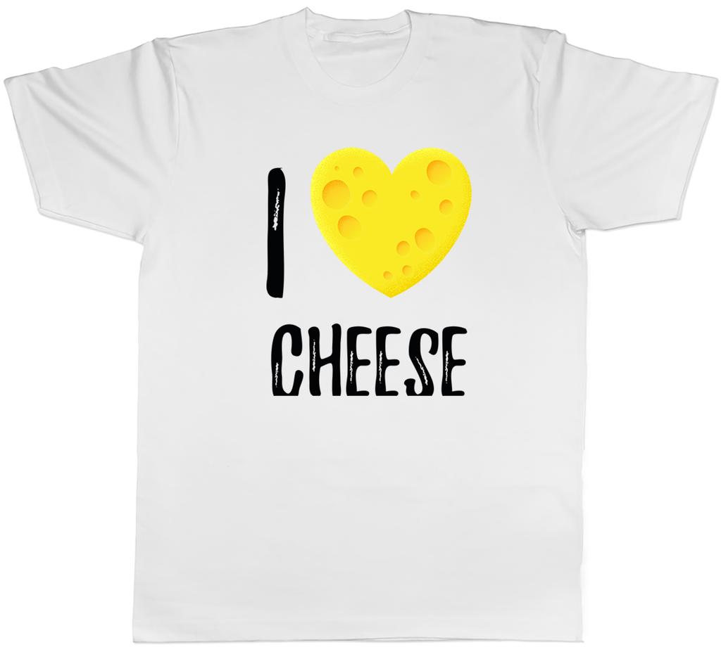 Ich liebe Käse Liebe Herzförmiger Käse Unisex T-Shirt Tee Geschenk Top