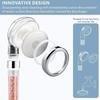 1pc Filtered Shower Head ABS High Pressure Water Saving Spray Handheld Clear Showerheads with With Filter Beads for Bathroom