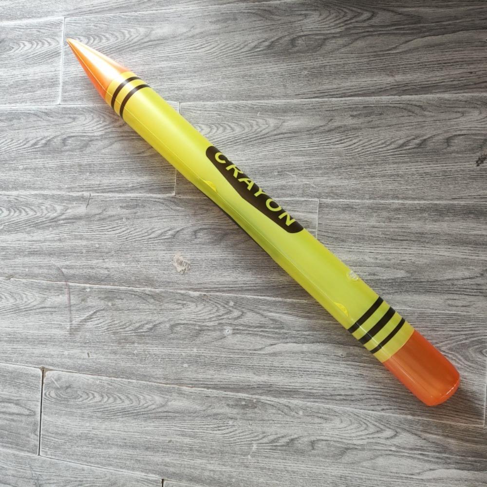 Hochwertiges aufblasbares PVC-Bleistift-Jumbo-Partygeschenk Neon-Buntstift Niedliche leichte Dekorationen Requisite