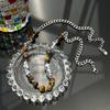 Titanium Steel Rivet Stitching Punk Rock Necklace for Men & Women