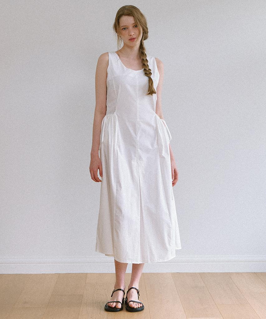 Laminez Pocket String Long Dress - Ivory