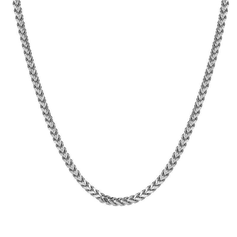 Titanium Steel Chopin Cuban Chain Men's Necklace - High-End Trendy Collarbone Accessory