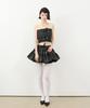 Leobyui Cabbage Tiered Skirt Black