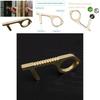 Portable Contactless Safety Door Opener Golden Alloy Key For No Touch Convenience