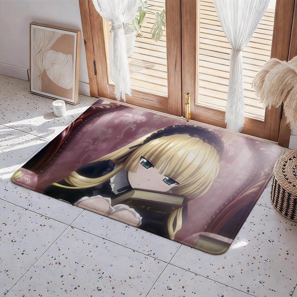 Anime G Gosick Floor Mat Eco  Flannel Doormat Non Slip Odorless Indoor Floor Rug Soft Short Plush Home Mat