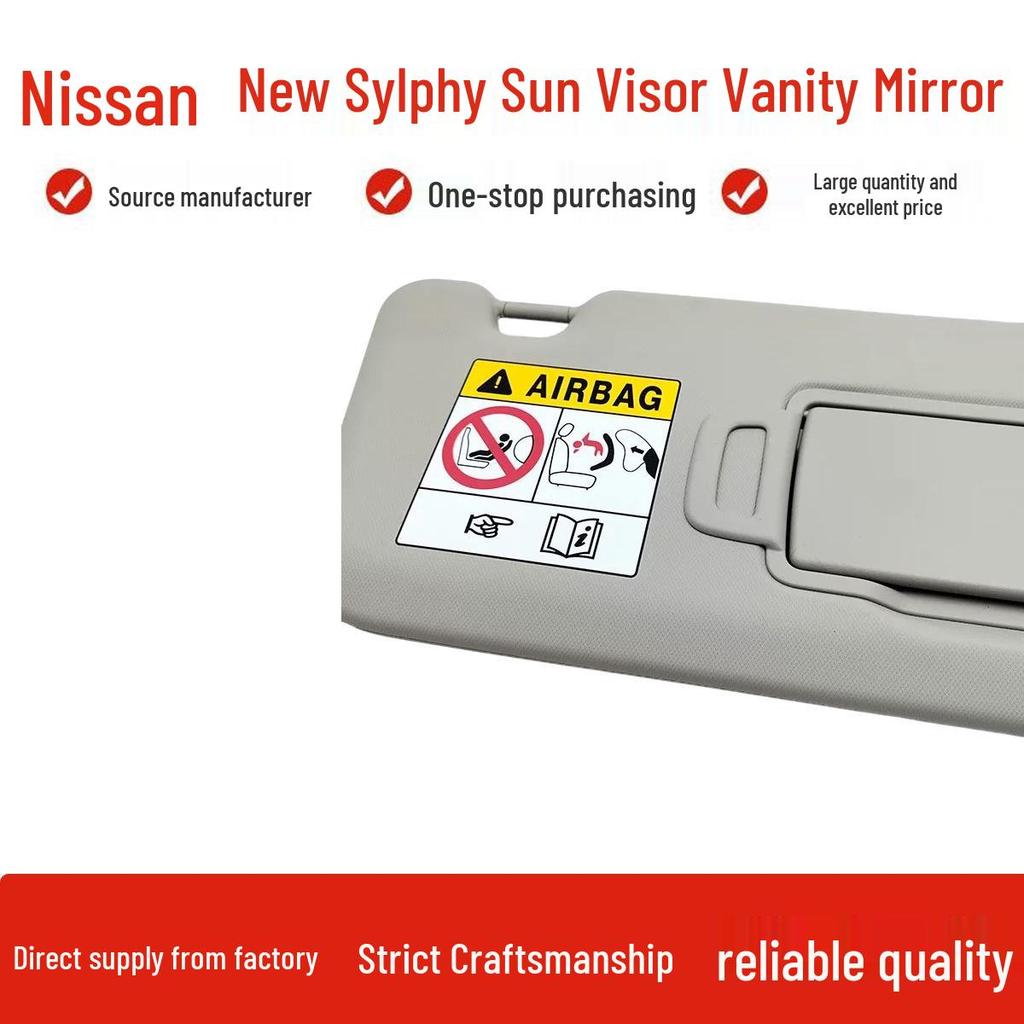 Nissan Yeni Sylphy Güneşlik: Makyaj Aynası Güneşlik, Ön Cam Isı Yalıtımı, Işık Engelleyici Şemsiye
