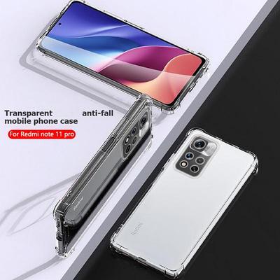 Cover Trasparente Antiurto in Silicone per Xiaomi 14T 13T Pro 12T Poco F6 X6 Pro X5 Redmi Note 13 Pro 12 11 Custodia Sottile Morbida per Telefono