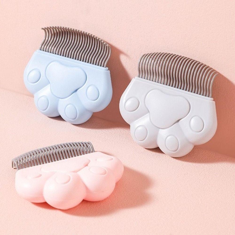 

3Pcs Massaging Pet Grooming Comb Protable Kitten Hair Comb Cat Detangling Brush for Hair Removal 3pcs set