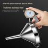 Stainless Steel Food-Grade Kitchen Funnel with Strainer