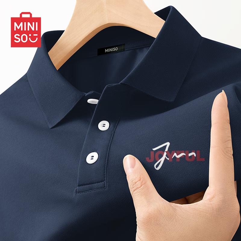 MINISO Men s Short Sleeve Polo Shirt M