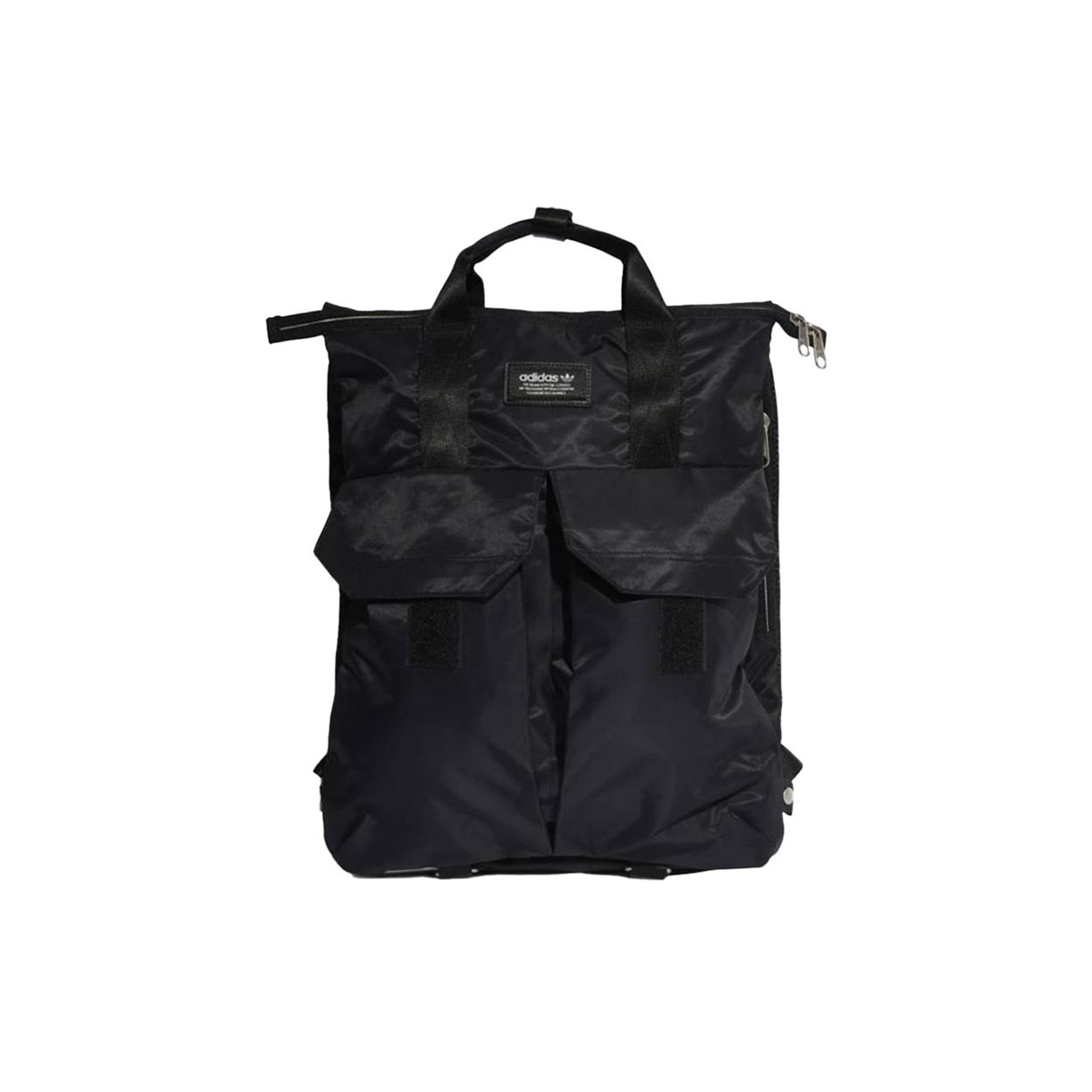 adidas Modern Utility Three-Way Bag Black Unisex Streetwear H22704 One Size