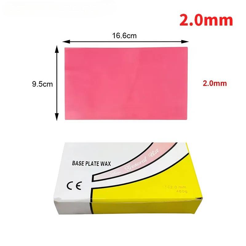 Dental Model Red Wax Sheets Casting Aid Wax Patterns for Dental Prosthetics Technicians Student-Specific Carving Consumables