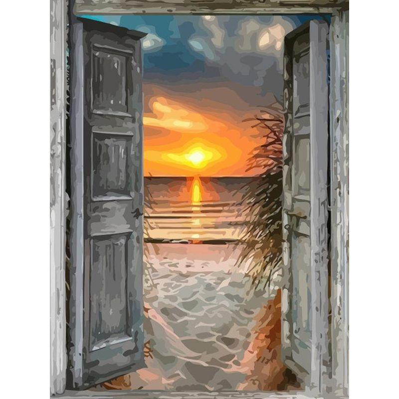 DIY 5D Diamantmalerei Landschaft Neuankömmling Landschaft Diamantstickerei Heimdekor Bastelset