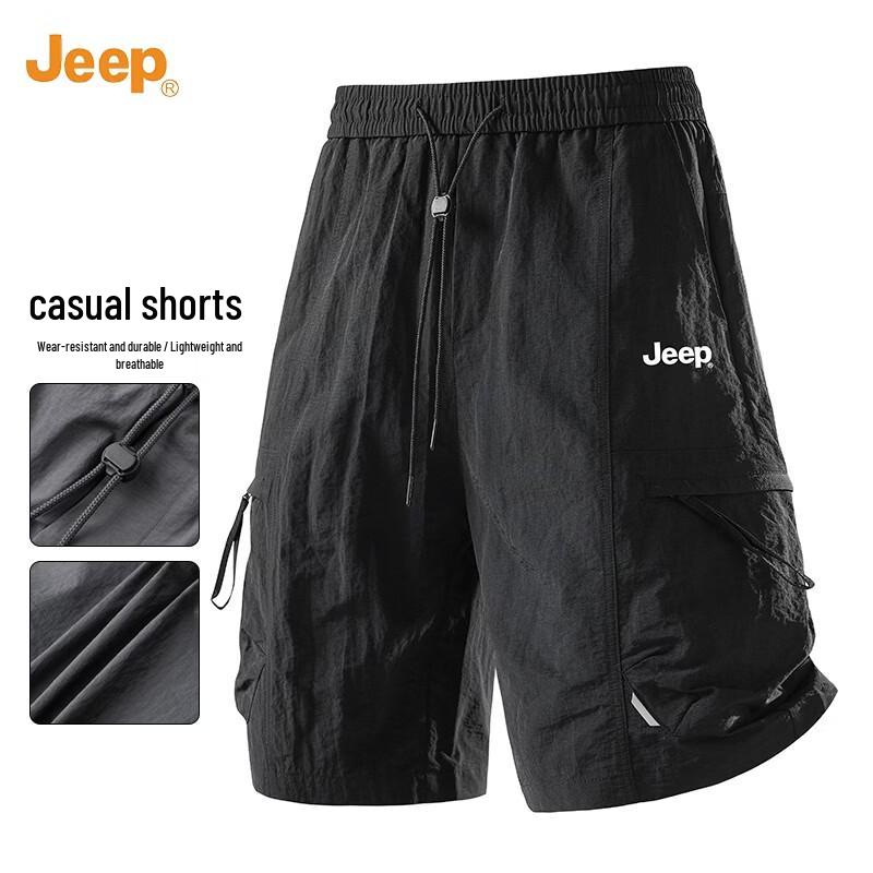 JEEP Men s Lightweight Breathable Stretch Cargo Shorts 3XL