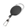 60cm Nylon Wire Rope Retractable Key Chain Stretching Keys Clasp Anti Lose Keyring (5pcs)