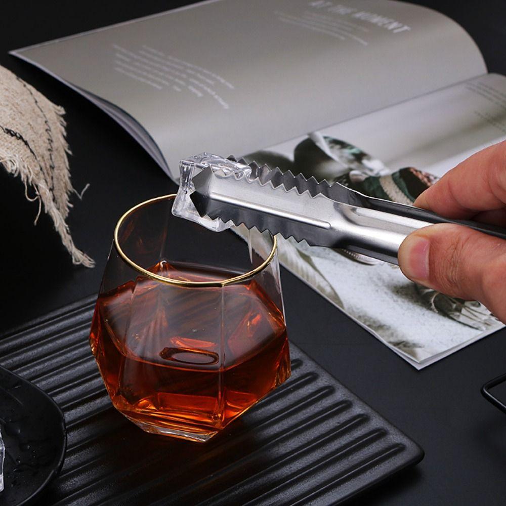 Non-Slip Stainless Steel Easy to Clean Food Clip Grill Tongs Serving Clamp Korean BBQ Gripper