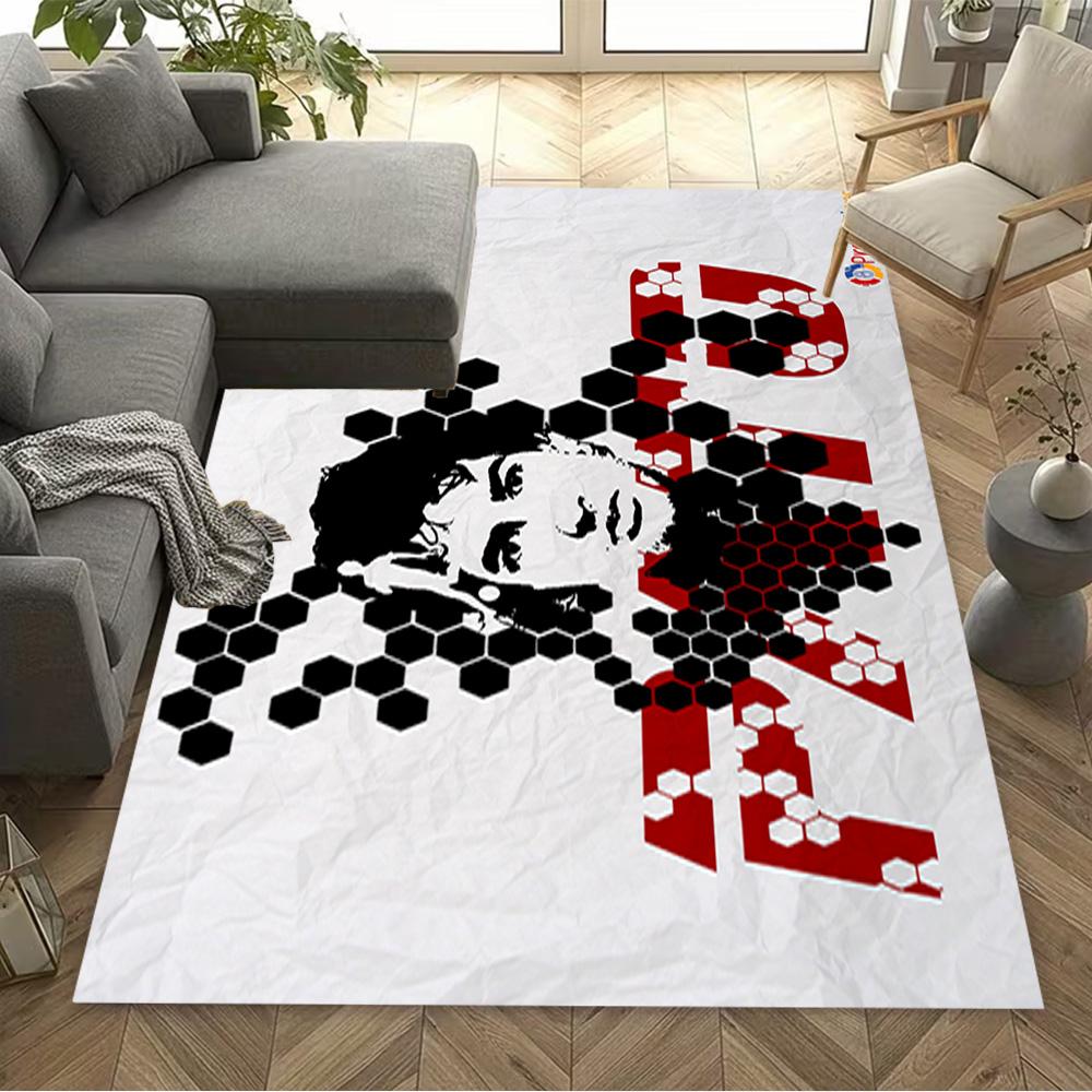 Street Art Revolution Carpet Design for Dining Room Outdoor Balcony Hallway Anti-slip Rug Decorate Offices Perfect Birthday/Christmas Gift Idea