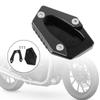 Bruce & Shark Side Stand Compatible Speed Twin 900 22-23 Street Cup 900 17-18 Plate Dress Up Parts Black