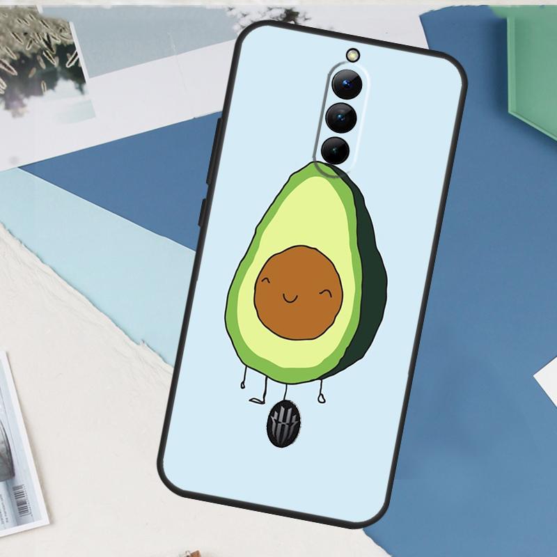 Süße Cartoon-Avocado Fitness-Hülle für ZTE Nubia Red Magic 11 10 9 8 8S 9S 10S Pro Plus 6 7 6S 7S Pro 5G 6R 10 Air Cover