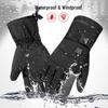 Touchscreen Heated Winter Riding Gloves: Windproof, Waterproof, Warm for Skiing & Motorcycling.