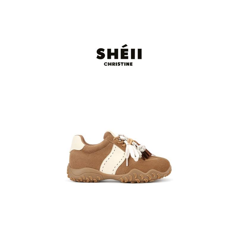 New color~ Autumn new cm inner height increase crescent thick-soled mandarin duck shoelaces sports and leisure shoes women