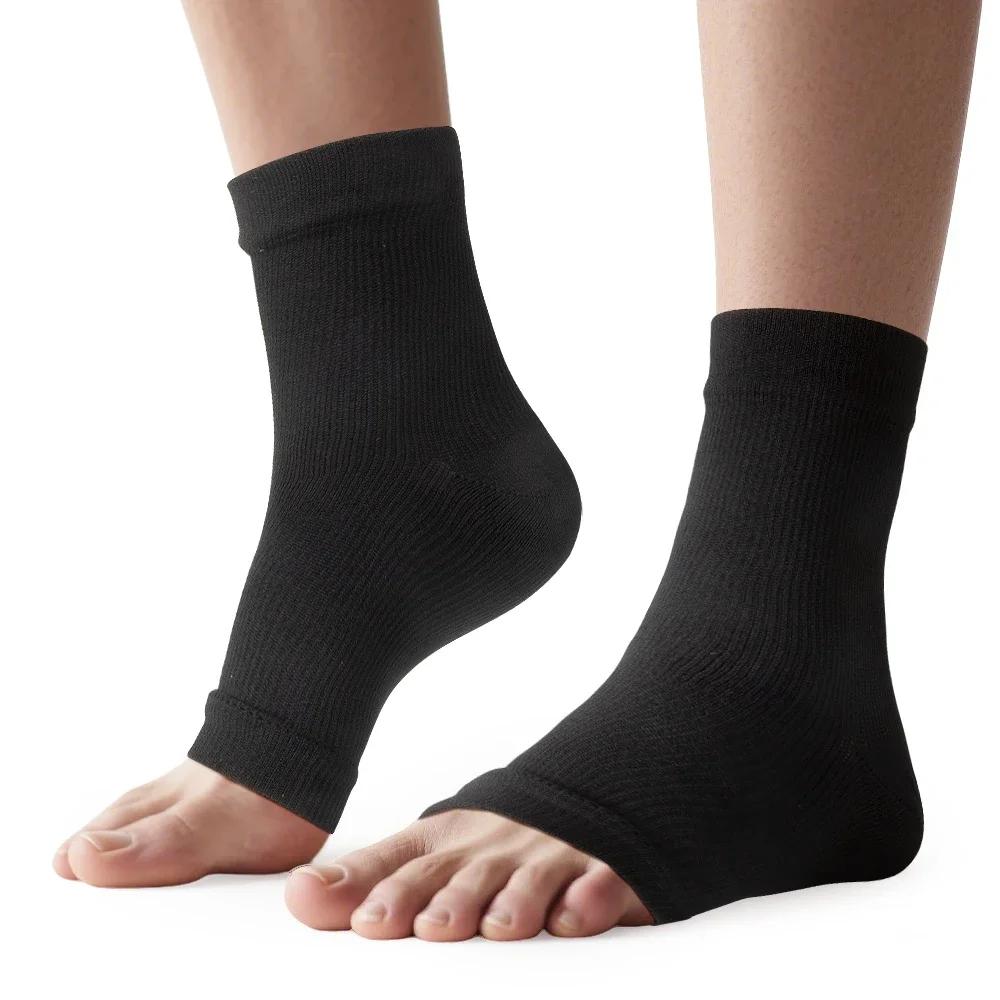 1Pair Neuropathy Socks For Women And Men,Toeless Compression Socks,Soothe Relief Compression Socks For Plantar Fasciitis