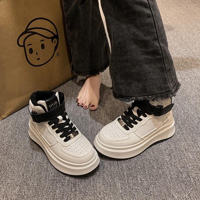 Women Shoes High Top Platform Casual Shoes for Women New Comfortable Sneakers Lightweight Walking Women Shoes Tenis