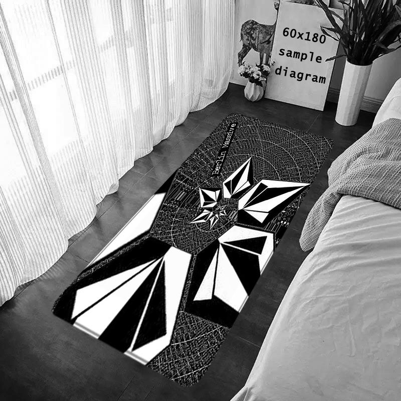 Floor Mat Non-slip Foot Rug for Entryway V-Volcom Hallway Carpet Kitchen Water Adsorbed Rugs Fluffy Bedside Mats Home Decoration
