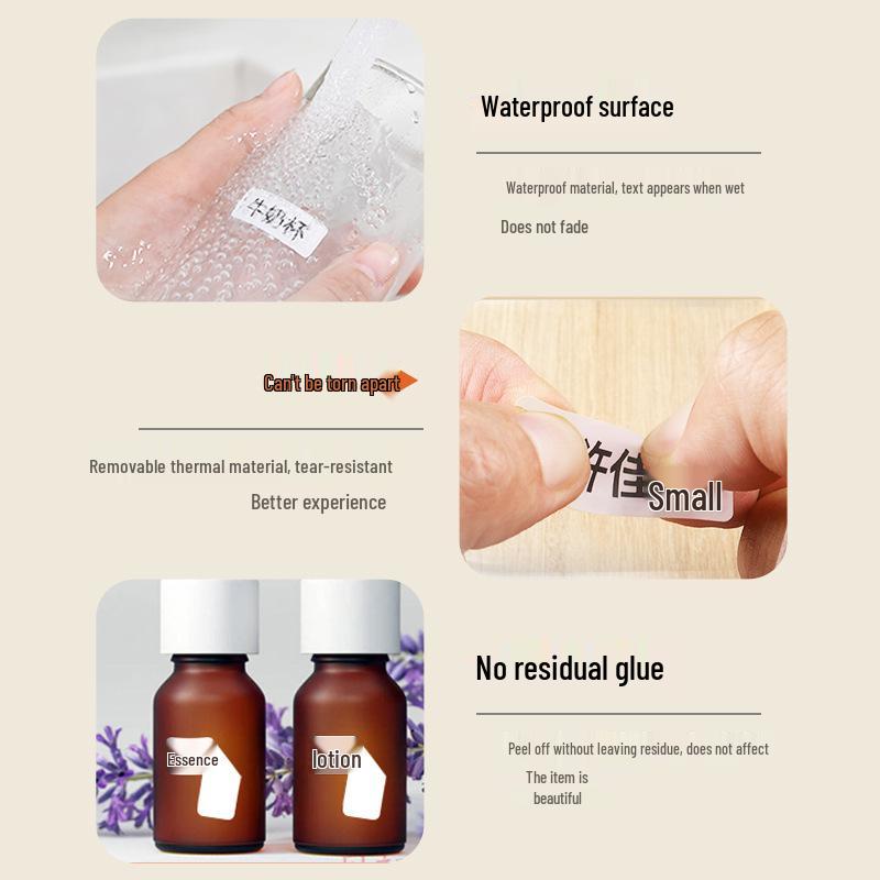 Waterproof Thermal Adhesive Color Labels for Hanyin H11 Printer – Tear-Resistant Sticker Paper