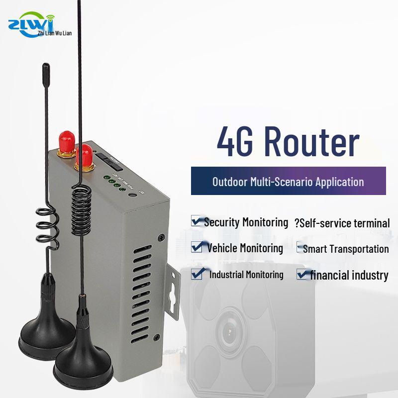 4G Industrial Router with Card Slot To Ethernet & All Netcom Support, RS-485 Port, CE/FCC/18031 Certified