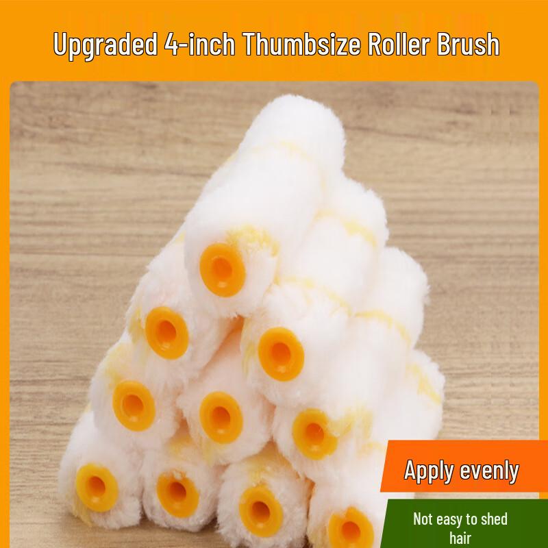 4-inch Short Handle Paint Roller Set