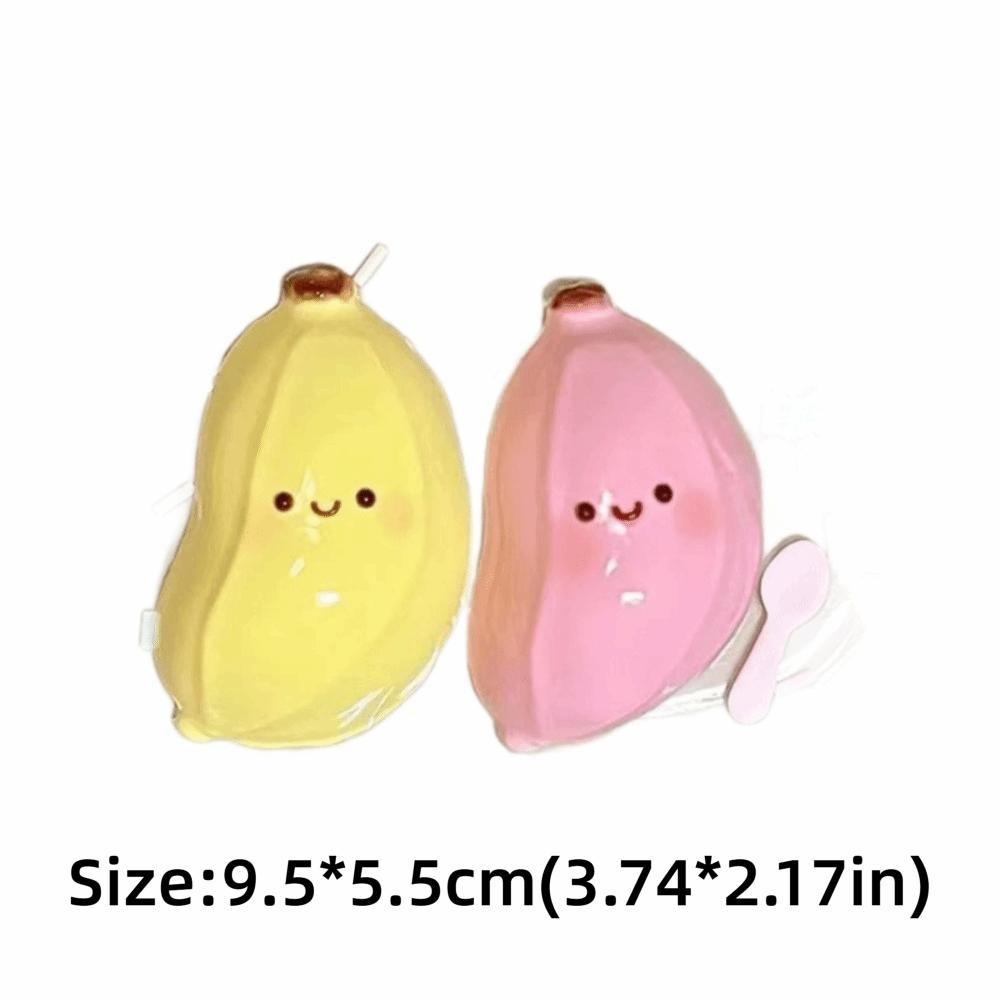 Simulation Banana Fat Banana Squeeze Toy Soft Stress Relief Toy Creative Pinching Toy Gift