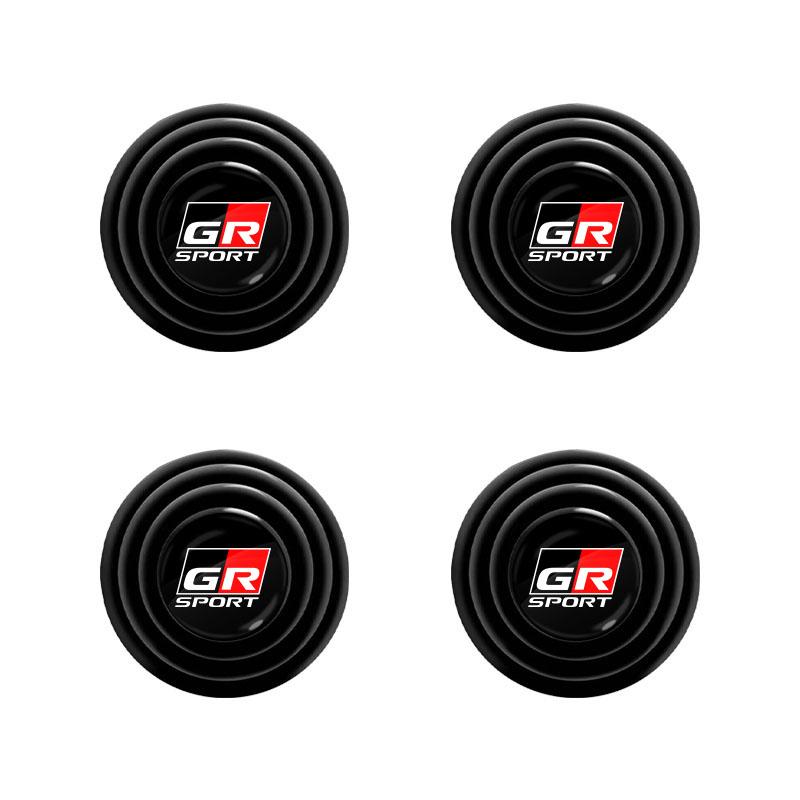4PCS Car Door Anti-Collision Gasket Shock Absorber Sticker for Toyota TRD Corolla E150 E120 Camry TRD VIOS Avensis Land Cruiser 200