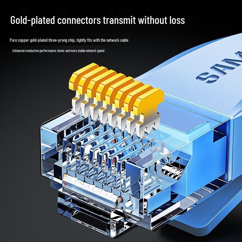 SAMZHE CAT6 Flat Ethernet Cable