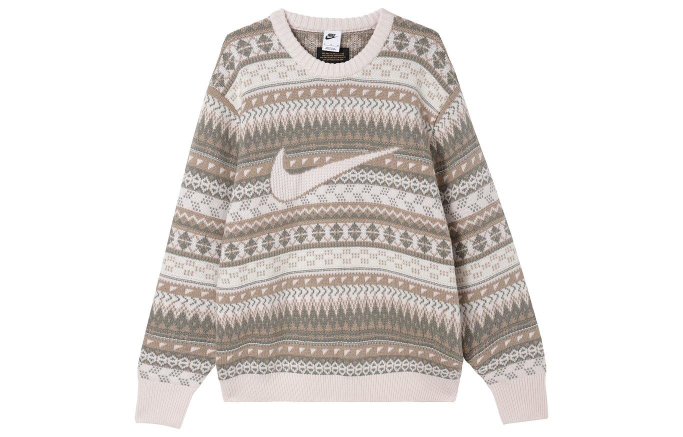 Nike Life Fair Isle Sweater FZ0126-105 XL