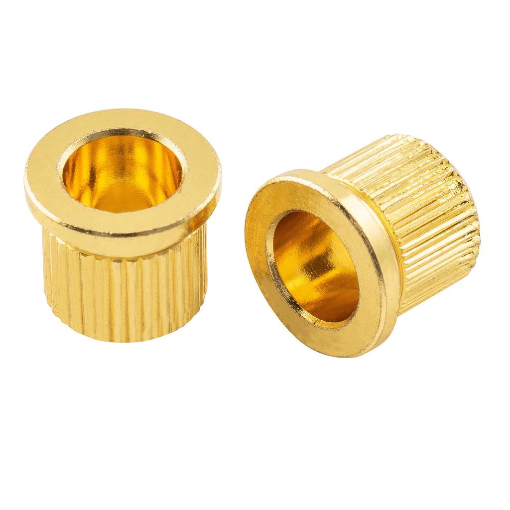 Musiclily Ultra 8.3mm Brass G-TLB-1 Guitar String Bushings for TL Telecaster Electric Guitars, Gold (Set of 6)