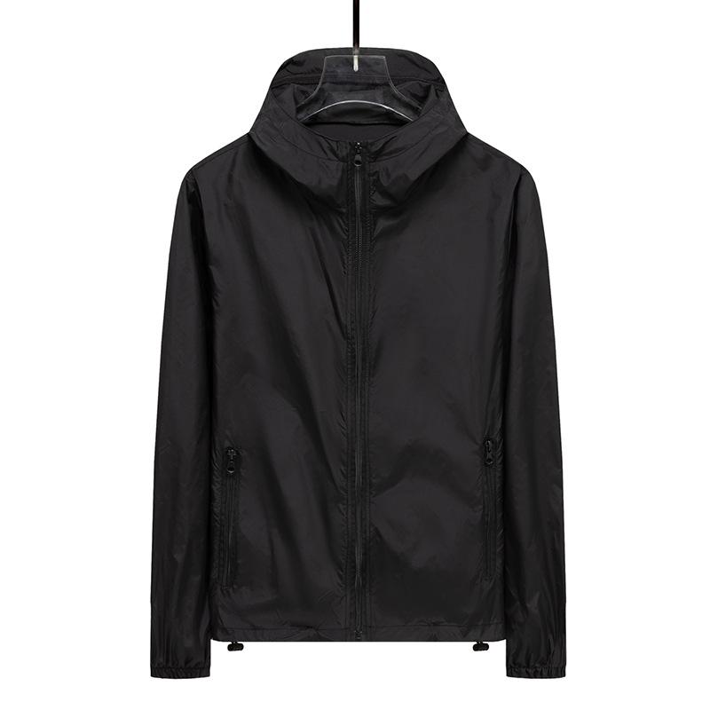 Men's Summer Breathable Ice-Silk Lightweight Sun Protection Shirt Fishing Sun Protection Cardigan Jacket