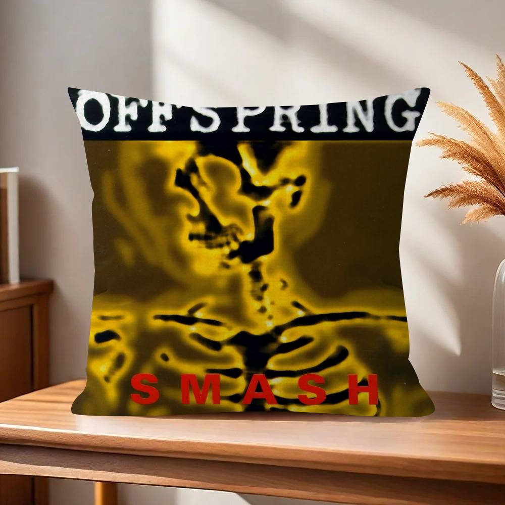 The OOffspring Band Decorative Room Aesthetics Pillow Case Home Decor Bedroom Sofa Bed Couch Pillow Cover X