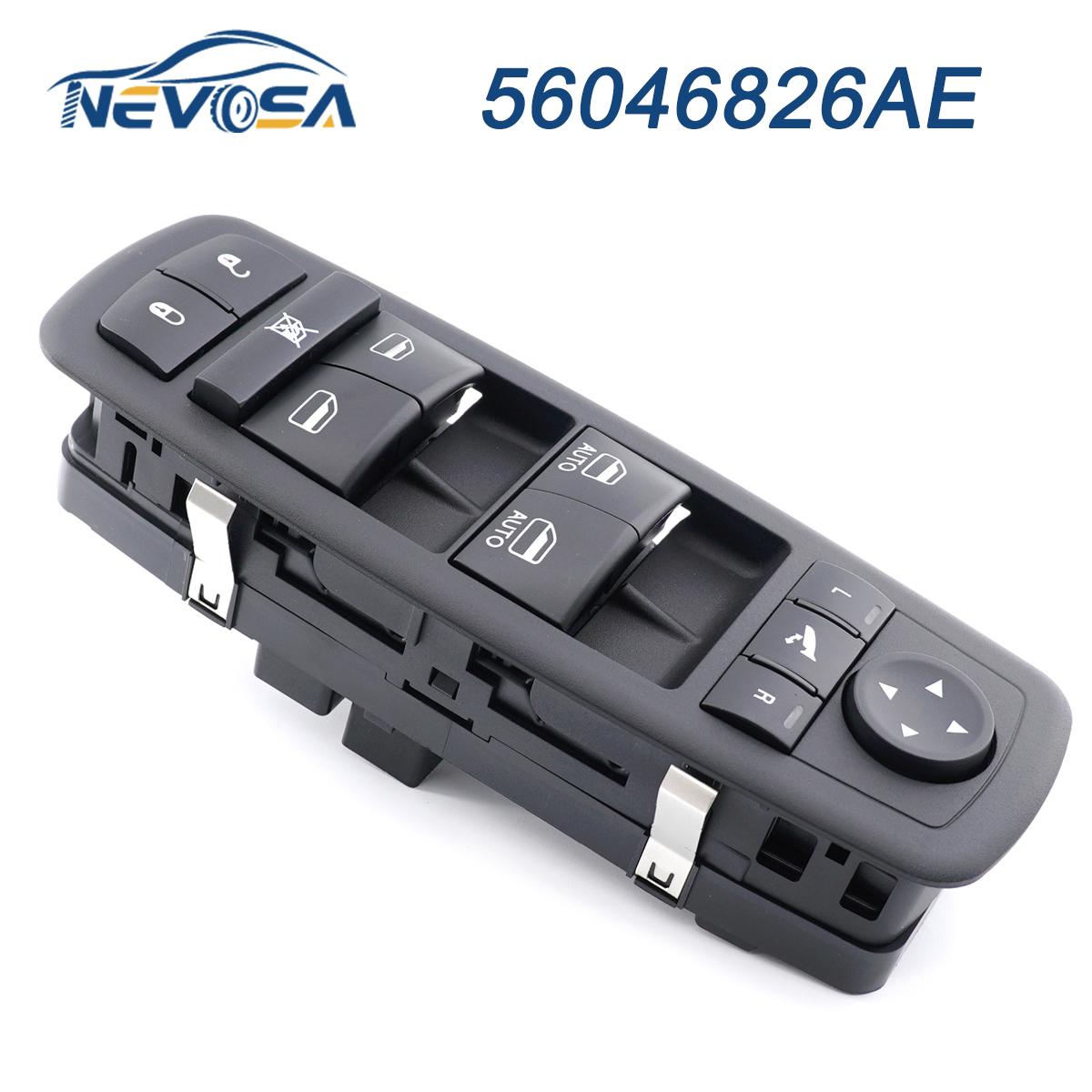 

NEVOSA 68184803AC для Jeep Grand Cherokee 2014 2015 2016 кнопка главного переключателя стеклоподъемника автомобиля зеленый свет 56046826AE