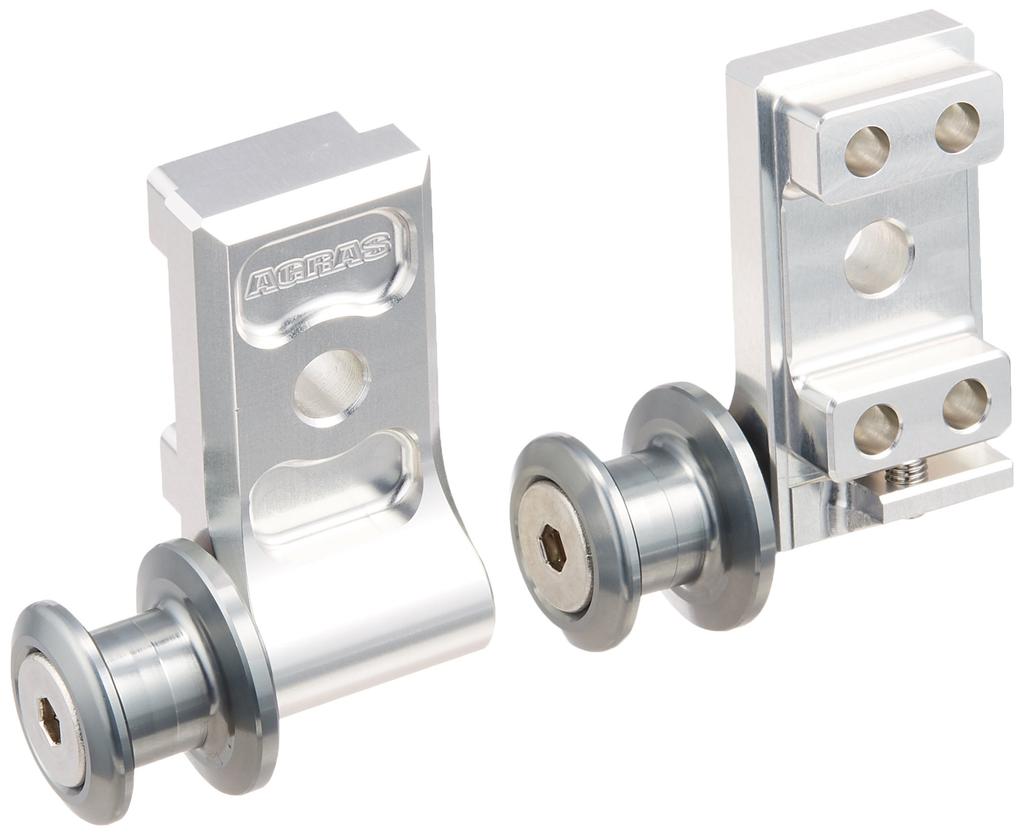AGRAS Stand Hook Machined for Holder, Aluminum, Gunmetal, Z125PRO, 353-498-000GM