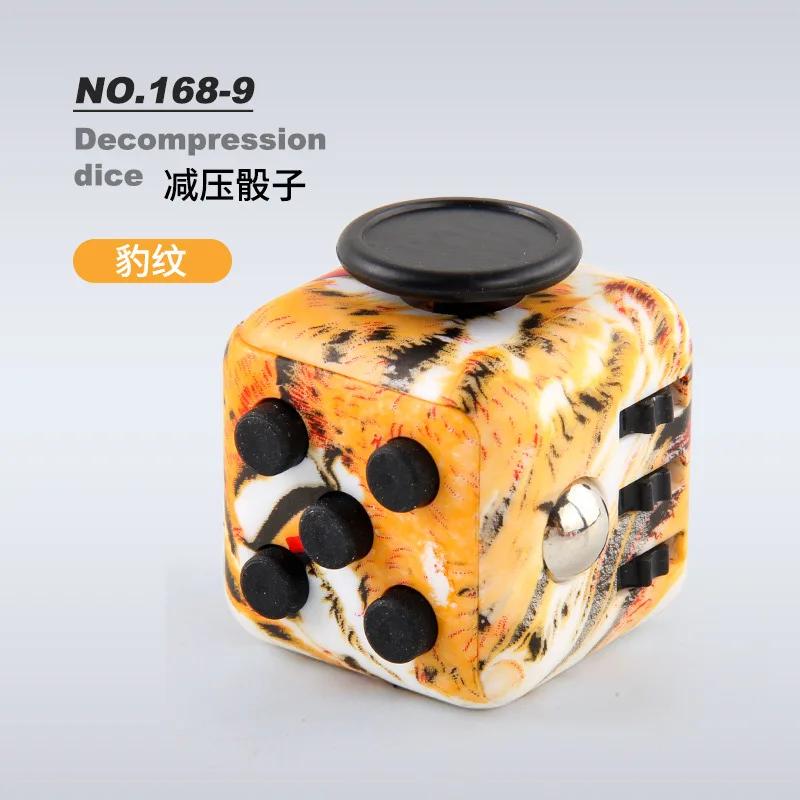 Solid Color Fidget Decompression Dice for Release Stress Autism Anxiety Relieve Adult Kids Stress Relief Anti-Stress Fidget Toys