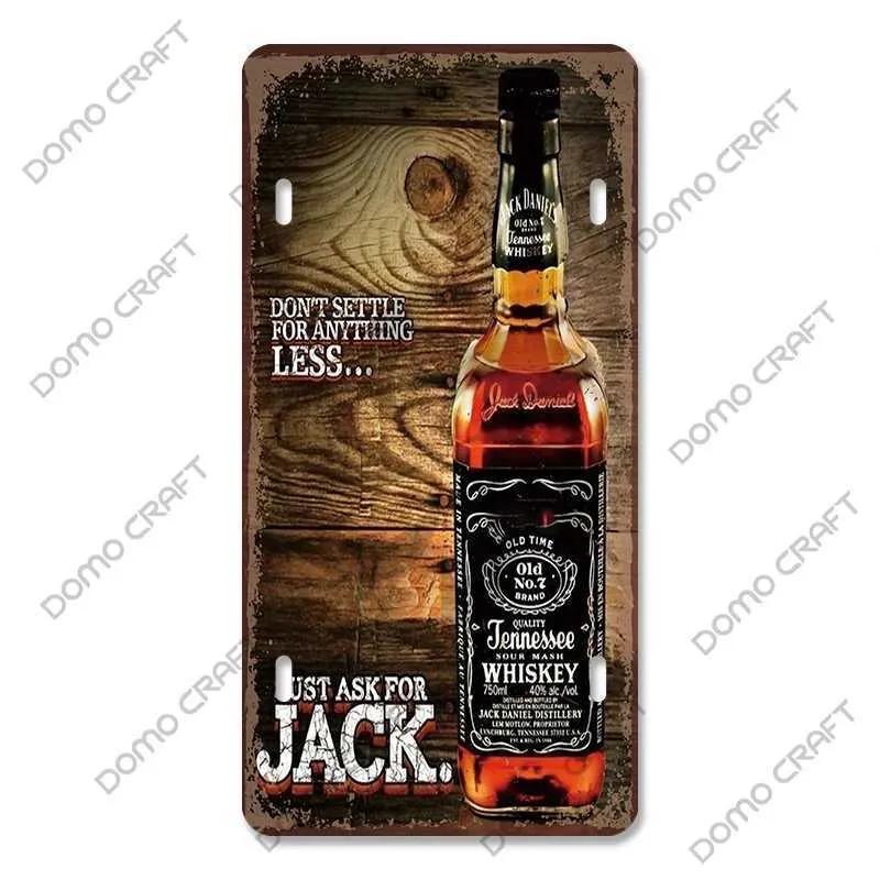 Whiskey Poster Metallblech Logo Whiskey Mädchen Weinglas Retro Metallschild Bar Club Bar Wohnzimmer Heimwanddekoration