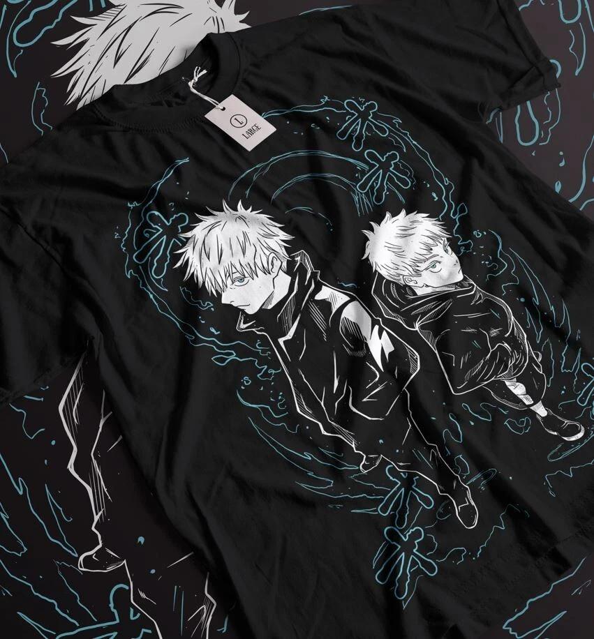 Gojo Satoru TShirt Megumi Itadori Yuji Jujutsu Kaisen Sukuna Horror Gift Shirt S