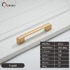 Oukali  New Design Zinc Alloy Pulls 96 128 192mm Home Furniture Hardware Kitchen Cabinet Dresser Drawer Door Pull Handles