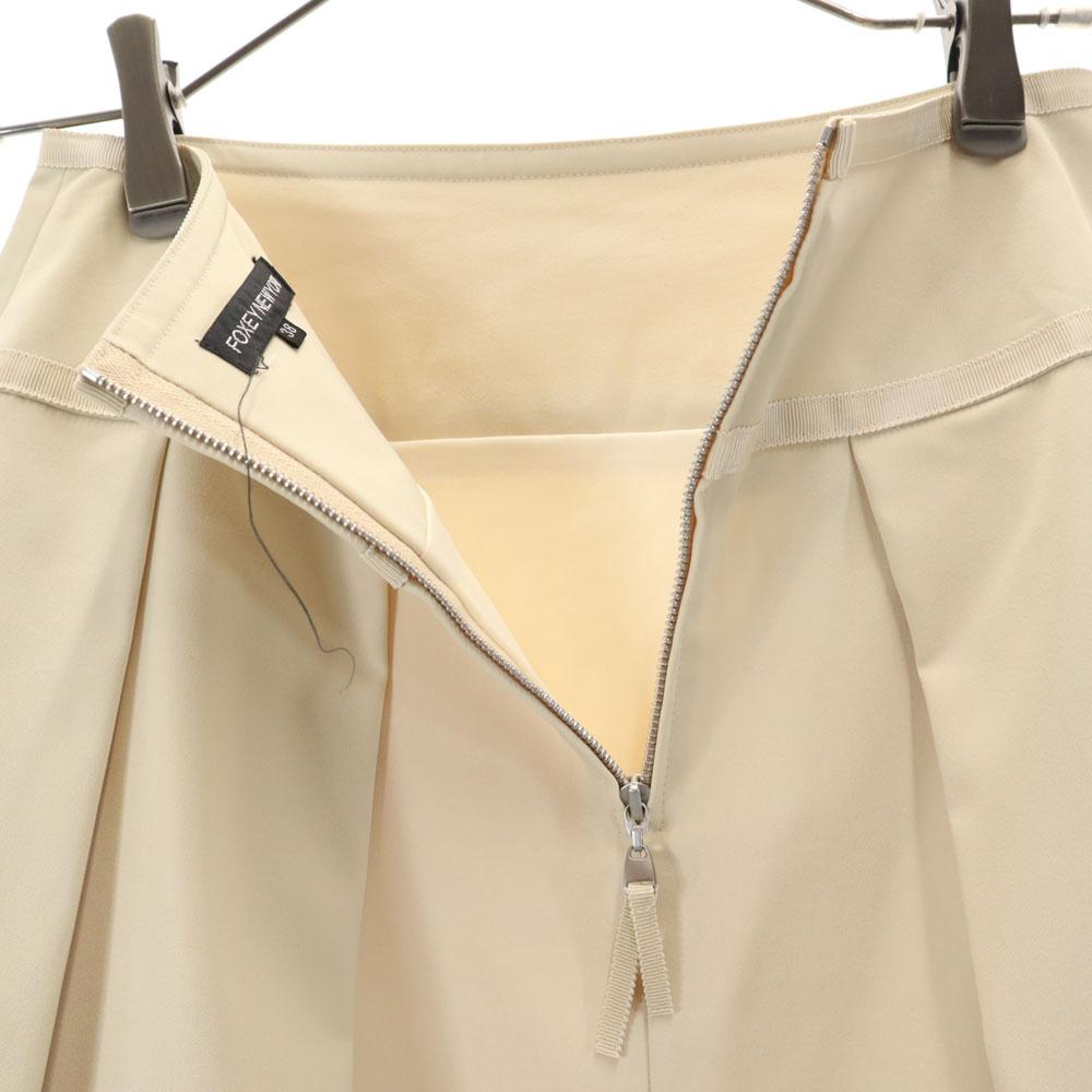 FOXEY NEW YORK made in Japan Midi length Balloon skirt 38 beige Women Used